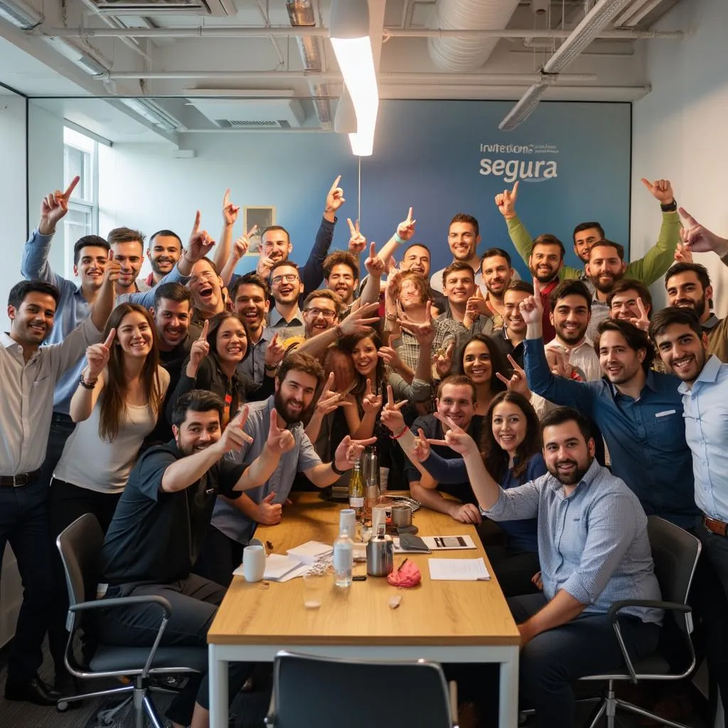 Equipo de InversiónSegura celebrando un hito